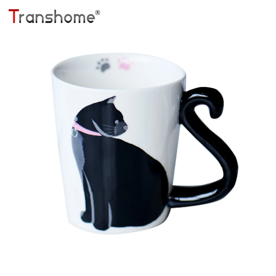Transhome Творческий Кофе Кружка керамика Cat кружки для чай милые и чашки с товары