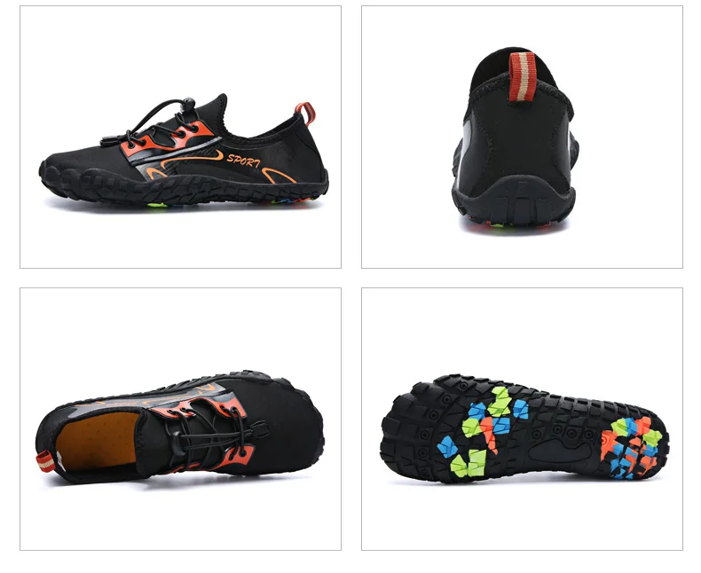 Clorts Five Finger Summer Quick-drying Outdoor Beach Shoes for Men Women (29)