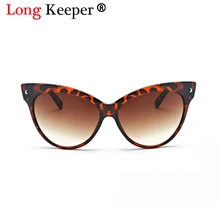 Модные ретро женские солнцезащитные очки "кошачий глаз", известный бренд, дизайнерские солнцезащитные очки с зеркальным покрытием, кошачьи глаза, gafas feminino de sol