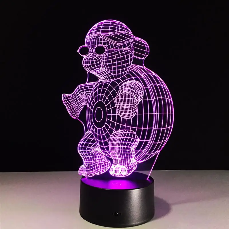3D лампа видимого света эффект сенсорный выключатель и удаленного Управление