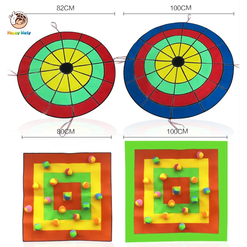 Веселая игрушка Дротика happymats клейкая для детей дошкольного возраста мишень