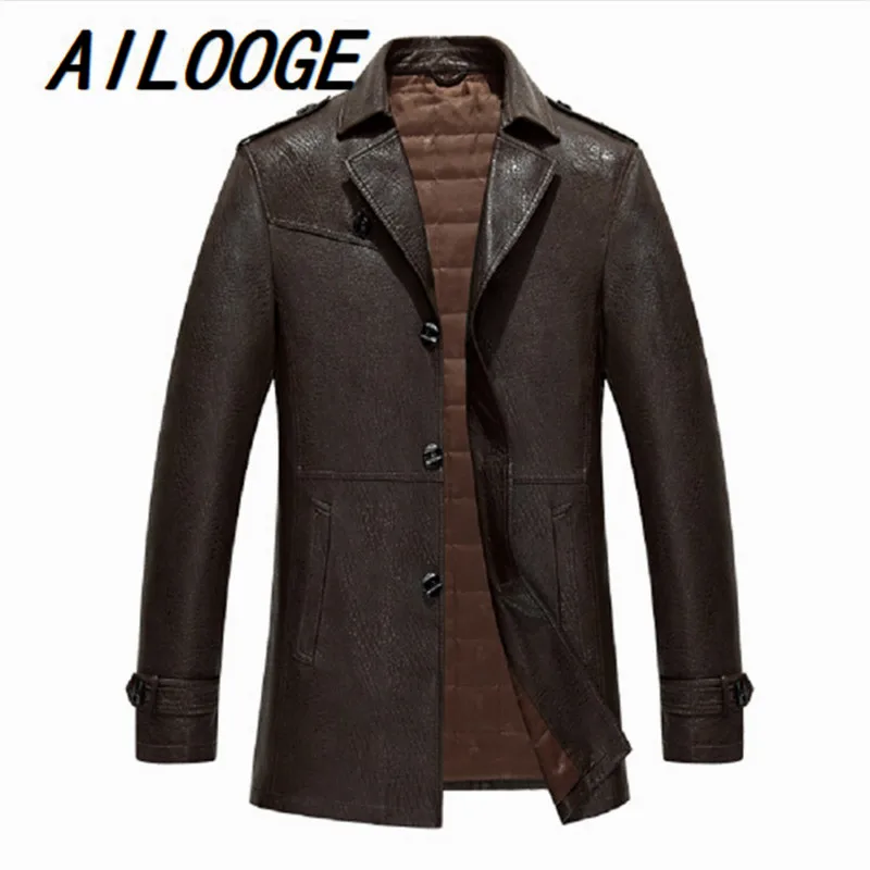 Модная кожаная куртка для Для мужчин Твердые искусственная кожа Для мужчин Куртки Slim Fit черный Кофе Весте Homme