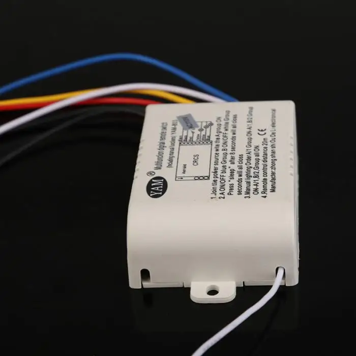 Высококачественный пульт дистанционного управления беспроводной 3 способа включения/выключения цифровой пульт дистанционного управления переключатель для Светодиодный свет 110 в ч