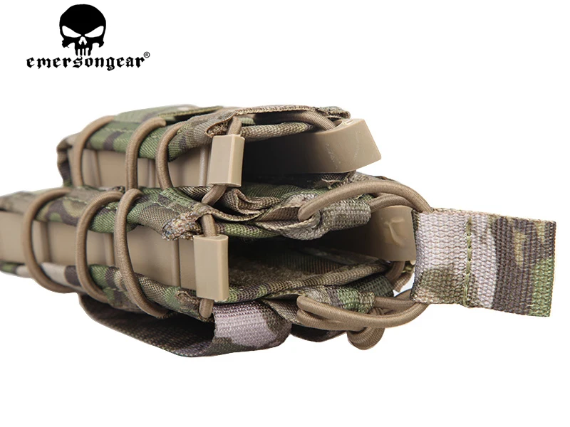 EMERSONGEAR двойной Decker Mag Чехол страйкбол Mag Чехлы Военная Emerson сумка Камуфляж MOLLE Mag держатель Койот коричневый черный