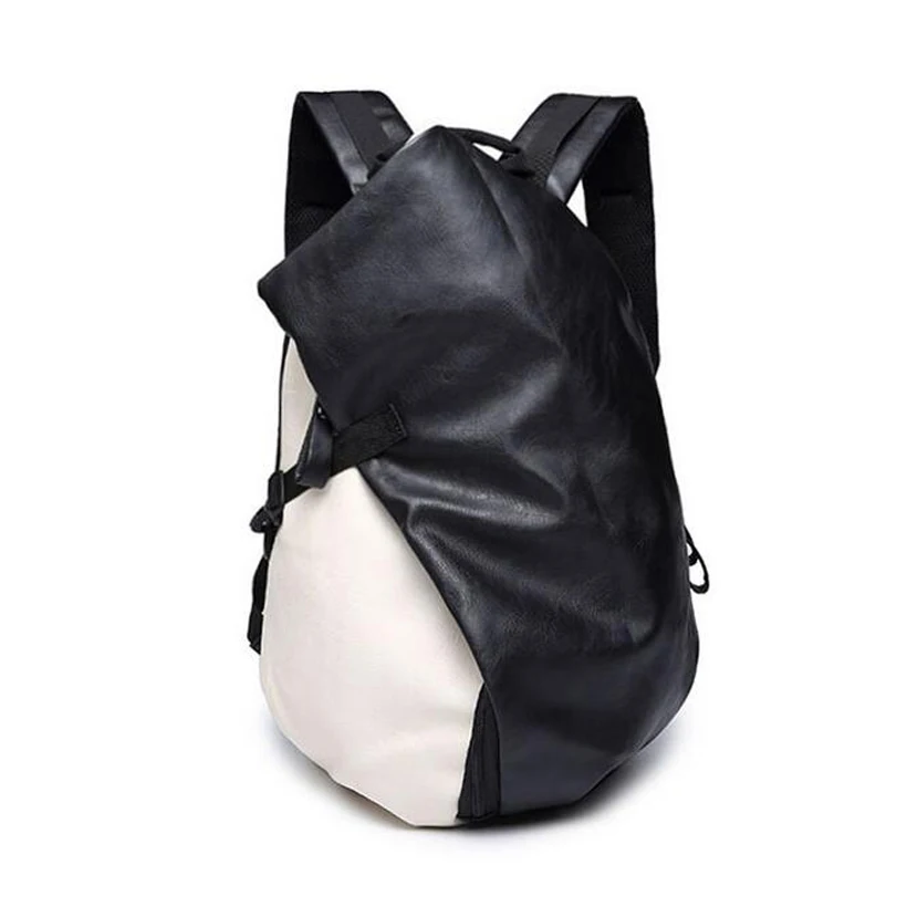 Ringed Penguin Men's Artificial Leather Backpack Casual Travel