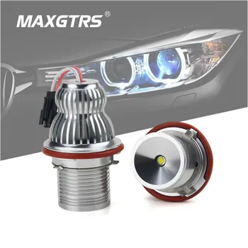 

2x 10W 20W CREE Chip LED Marker Halo Rings Fog Light Angel Eyes Bulb 6000K White For BMW E39 E53 E60 E61 E63 E64 E65 E87