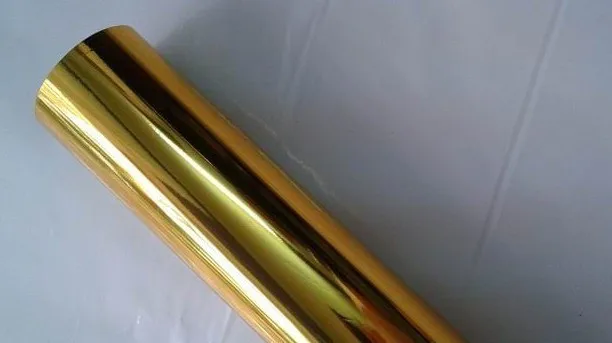 Rolos de Folha de Carimbo Quente de Cor de Ouro para o Plástico Prata Rolos. cm x 120 m - Roll ou 2 64 - Imagem 2