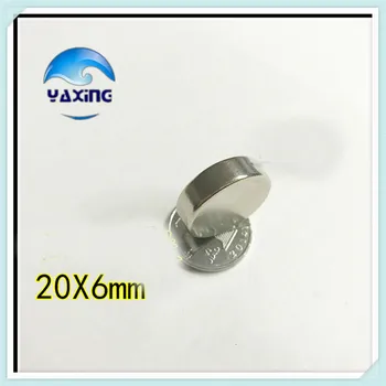 

10PCS Magnet 20mm Dia20 x6mm Rare Earth Permanent Strong Neodymium Magnet N35 NdFeB Magnet Dia 20*6mm