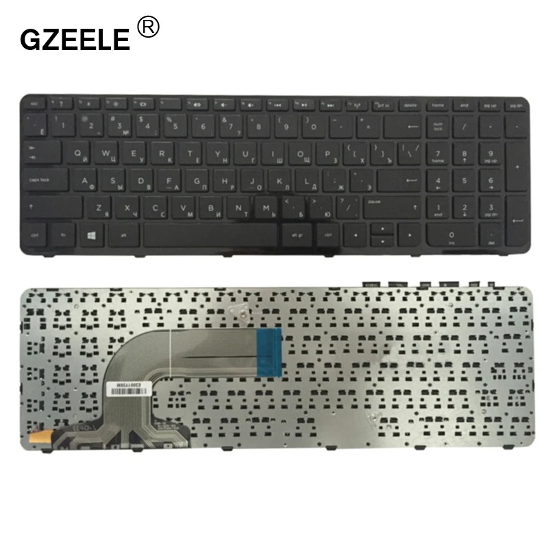 GZEELE Russian laptop Keyboard for HP 250 G2 G3 255 G2 G3 256 G2 G3 15-E 15-N 15T 15E 15N 15N017AX 15-F 15E029TX E066TX RU NEW