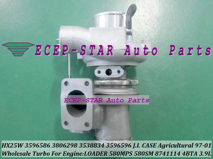 HX25W 3596586 3806298 3538834 3538993 3596596 Turbo Turbocharger For J.I. CASE Agricultural 1997-01 4BTA 3.9L 116HP (3)