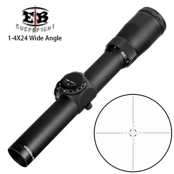 

EB 1-4X24 FFP Wide Angle Compact Sight Hunting Riflescopes First Focal Plane Glass Etched Reticle Tactical Rifle Scope