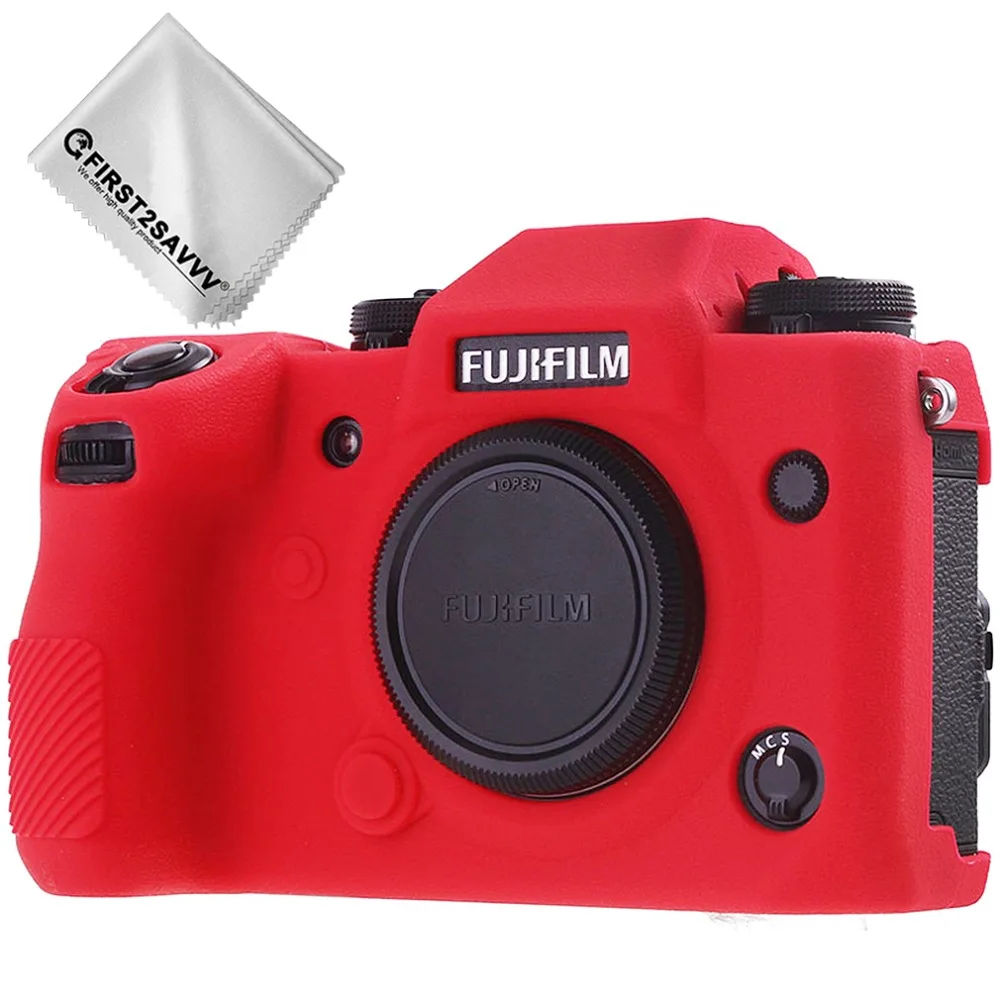 Топ текстура дизайн резиновый силиконовый чехол для FUJIFILM X-H1 мягкий силиконовый резиновый защитный корпус для камеры камера сумка