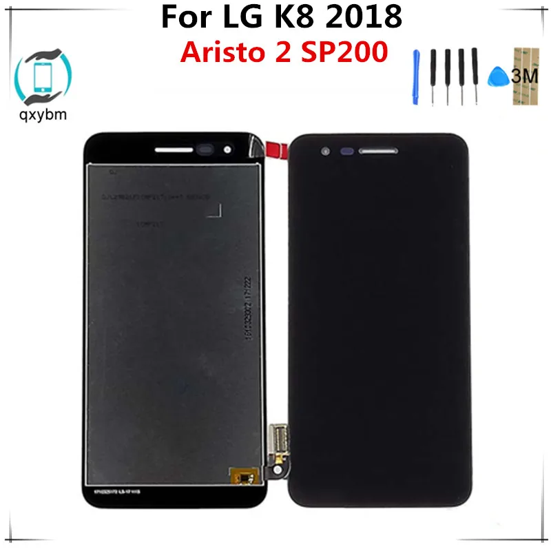 

For LG K8 2018 LCD Display Touch Screen Digitizer Panel Assembly 5 inch For LG K8 2018 Aristo 2 LM-X210MA X210TA MX210 SP200 LCD