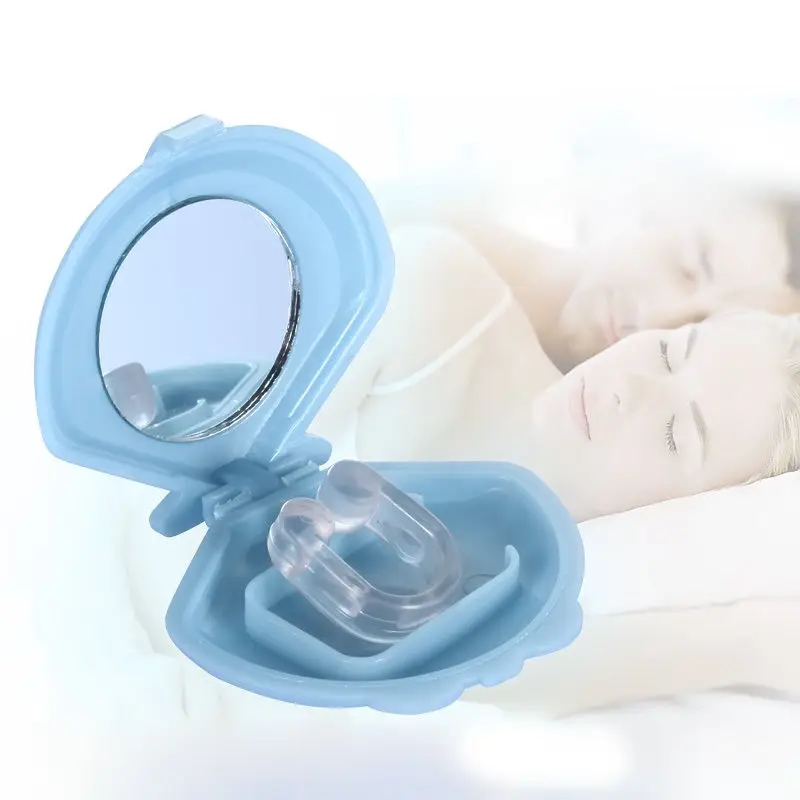 Silicone Anti Snore Nose Clip Stop Snoring Sleep Apnea Aid Device Night Trayin Sleep & Snoring