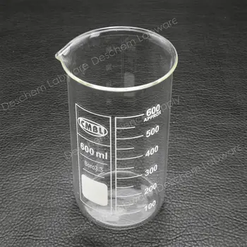 

600ml Glass Beaker,Tall Form,New Chemical Lab Glassware