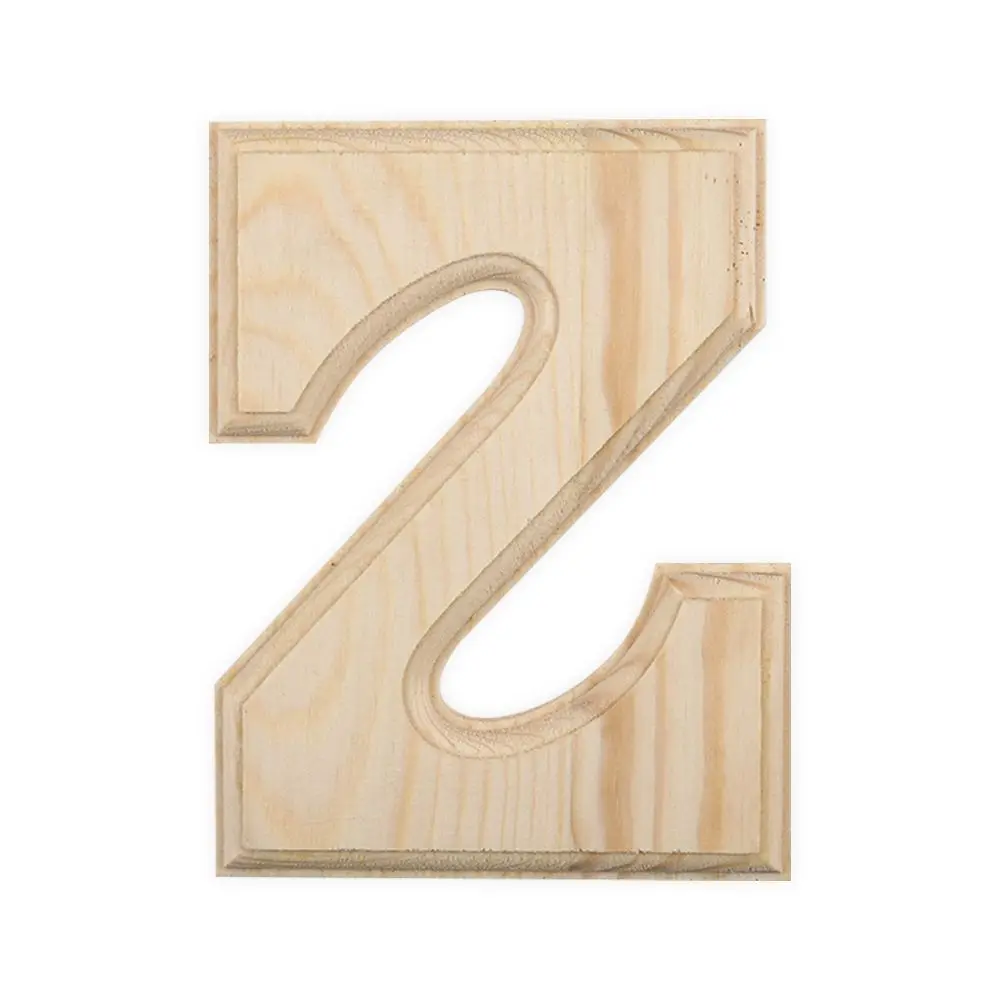 Wholesale 15cm High Wood Wooden Letters A To Z Alphabet Birthday Gift Bridal Wedding Party Home Decorations Freestaning Letter - Цвет: Z