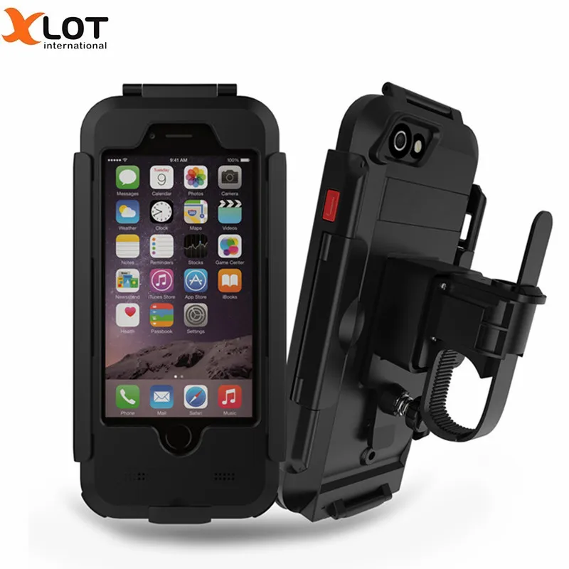 Caja Del Teléfono impermeable de Bicicletas Soporte Para Teléfono Soporte Soporte para iPhone7 5S 6 s GPS Moto Moto bicicleta Titular de Soporte Telefónico