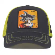Бренд Goku Супер Saiyan Dragon Ball Snapback Кепка хлопковая бейсболка для мужчин женщин Хип Хоп шляпа папы костяная Прямая поставка