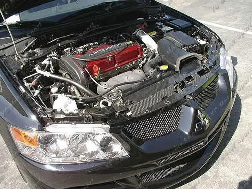 2003-2007 Mitsubishi Evolution EVO 8 9 Radiator Cooling Panel CF (3)