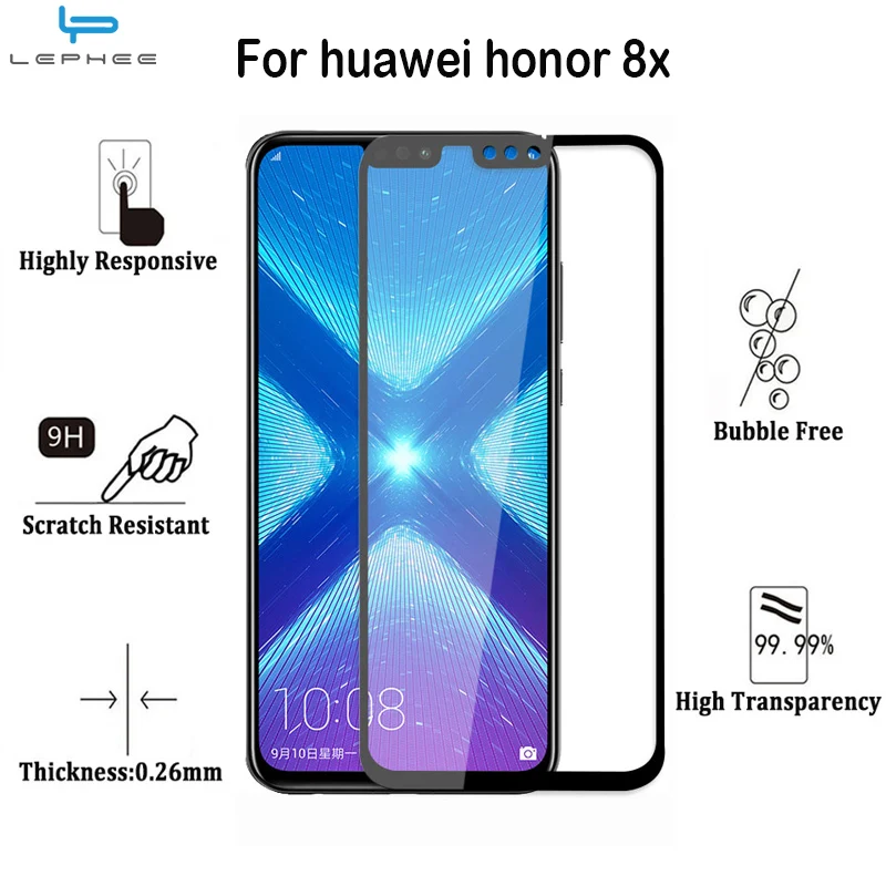 Honor 8 Lite стекло для huawei P8 lite 2017 закаленное 8x Защитная пленка полного покрытия 9x