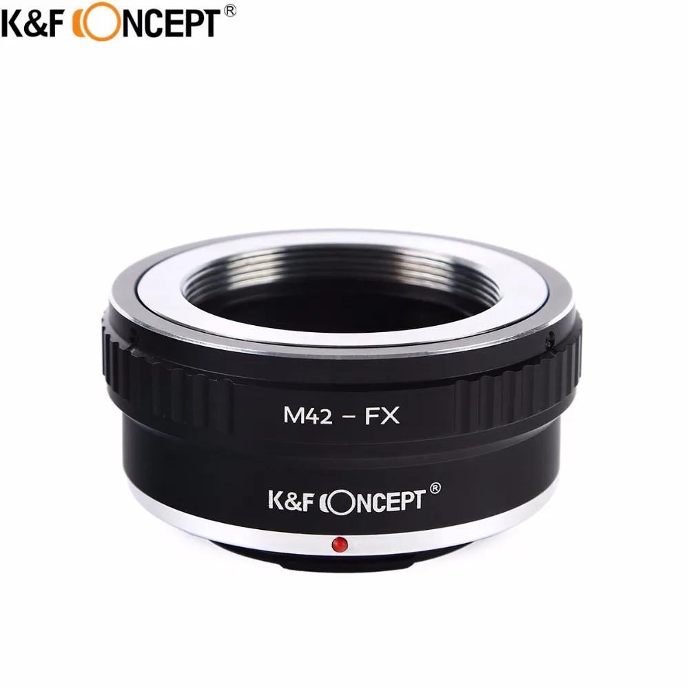 K& F CONCEPT M42-FX Камера кольцо-адаптер для объектива камеры для M42 объектива с резьбовым креплением для ЖК-дисплея с подсветкой Fujifilm FX Mount X-Pro1 X-E1 X-M1 X-A1 X-E2 Камера