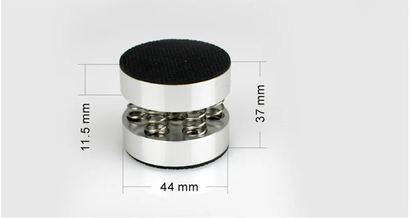 

4PCS Silver Aluminum Spring Speakers Spikes Isolation Stand for HiFi Amplifier/Speaker/Turntable/Player