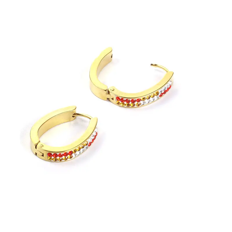 OUFEI Stainless Steel Earrings For Women Star Earrings Women Earring Summer Accessories Jewelry Bohemian free shipping - Окраска металла: Gold color