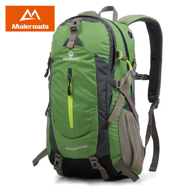 Us 32 99 25 Off Maleroads Rucksack Hiking Backpack Travel Outdoor Sport Bag Waterproof Camp Pack Trekk Men Women 40l In