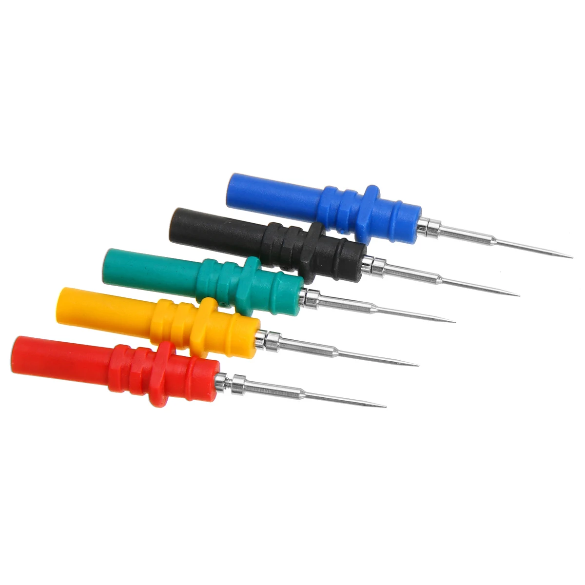 5pcs HT307A Back Pinning Probes with Replacement Needles Automotive Diagnostic Test Repair Tool Multimeter Accessory