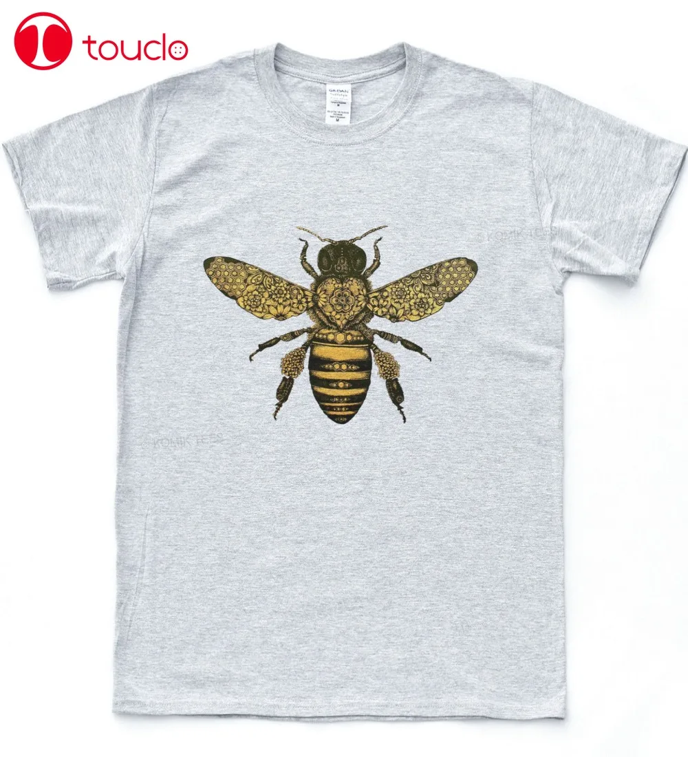 2019 Hot Sale New Men's T Shirt Bee Baroque T-Shirt Moth Insect Tattoo Illustration Tee Indie Mod Hipster Top Hoodies | Мужская