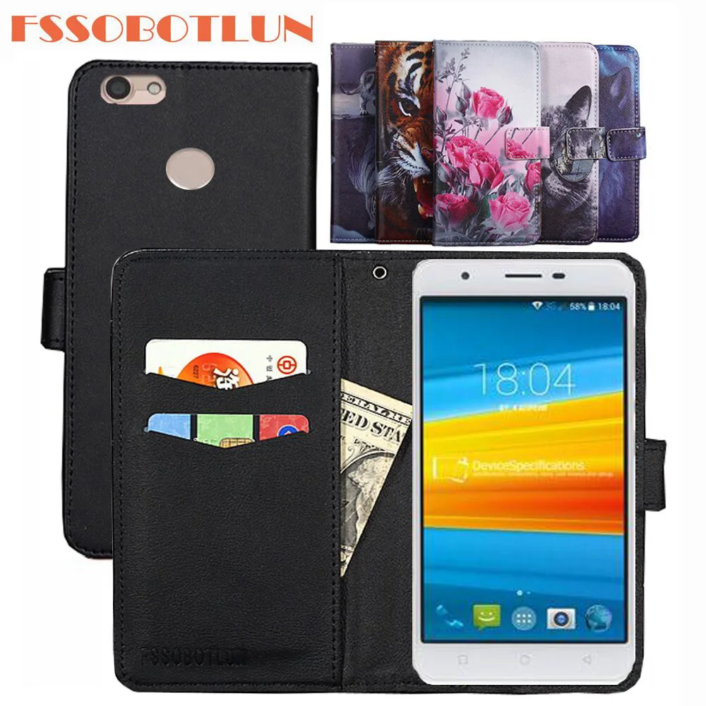 

For DEXP Ixion MS255 Element Case PU Leather Retro Flip Cover Shell Magnetic Fashion Wallet Cases Kickstand Strap DEXP MS255