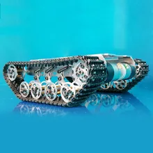 Tank track suspension system Aluminum Alloy Chassis Intelligence RC Track chassis dolly Shock absorption chassis dolly chassis