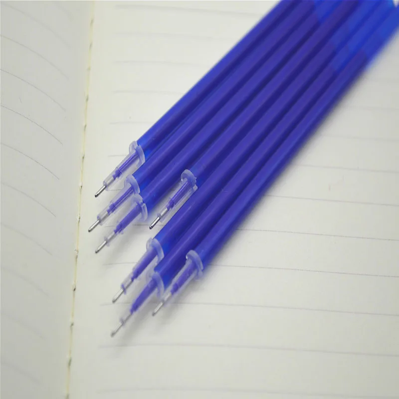 

100pcs Erasable Gel Pen Refill 0.5mm Blue Ink Special Function Refill Magic Writing Pen Instead Refill Eraserable Gelpen Refill