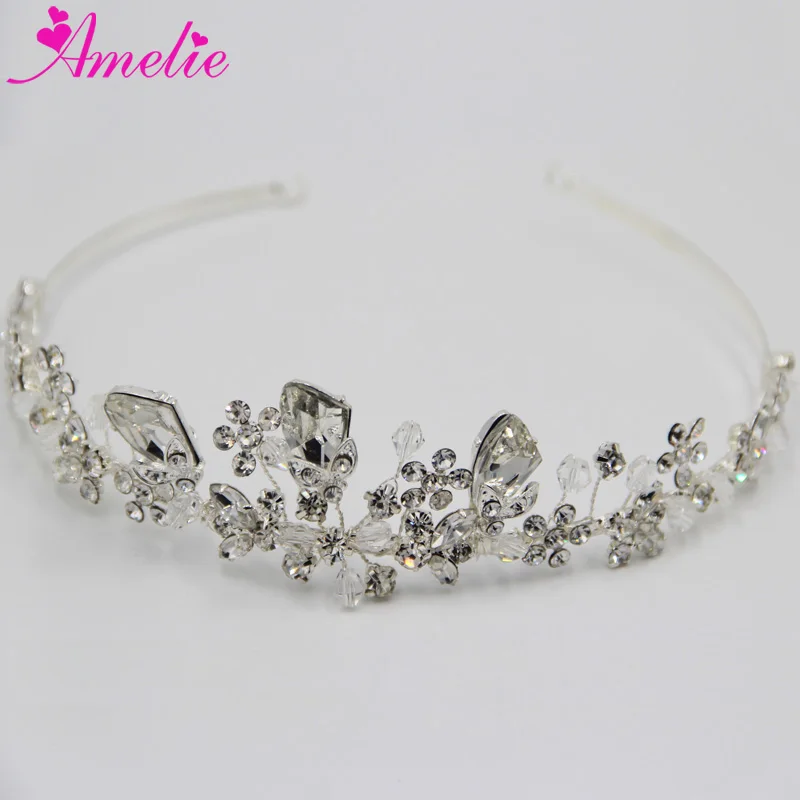 

Free Shipping Fashion Noble Wedding Hair Jewelry Delicate Rhinestone Bridal Crown Wedding Tiaras Accessories Queens' Crown