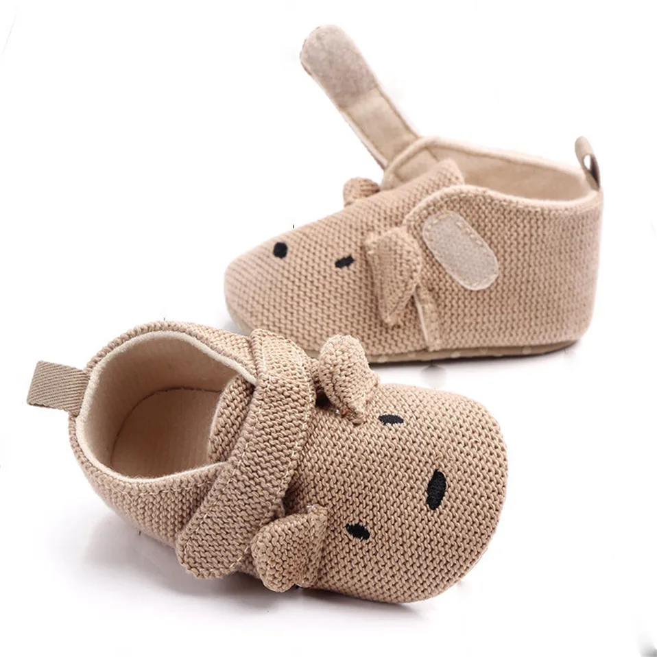 Baby Boys Girls Animal Crib Shoes Infant Cartoon Soft Sole Non-slip Cute Warm Animal Shoes