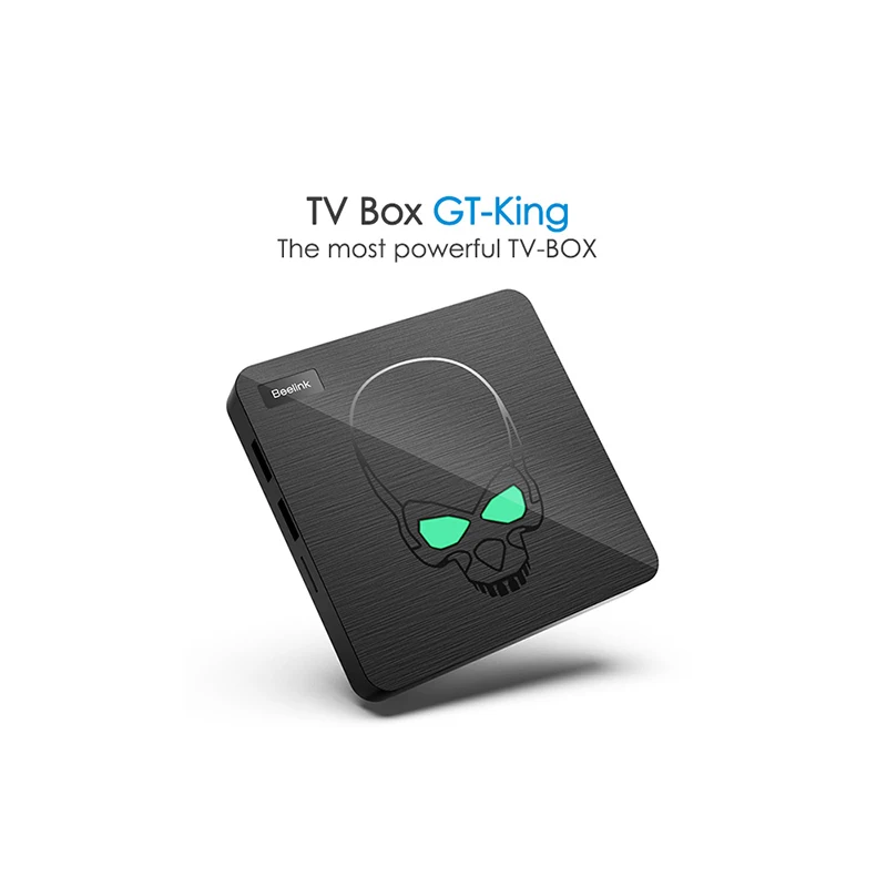 ТВ-приставка Beelink GT-King Android 9,0 Amlogic S922X GT King 4G DDR4 64G EMMC Smart tv BOX 2,4G+ 5G Dual wifi 1000M LAN с 4K