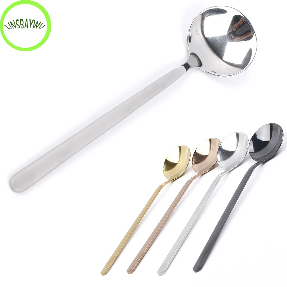 BestP 304 Stainless Steel Spoon Korean Serving Spoon Set High Quality