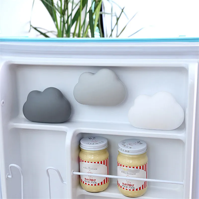 1 шт. в форме облака, холодильник, Воздушная коробка, многофункциональный шкаф, бамбуковый уголь, дезодорирующий освежитель воздуха