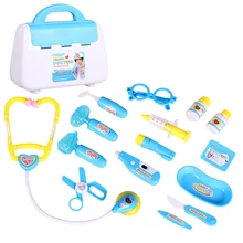 Doctor 15 шт., набор, игровая игра понарошку в дом, игрушка для детей, игрушка «Доктор», набор медицинских инструментов, набор для детей, реальная жизнь, медицина, коробка, доктор WY07