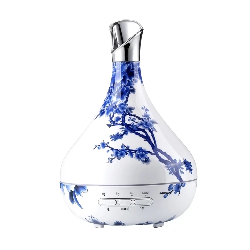 

300ml Essential Oil Diffuser Ultrasonic Aroma Diffuser Aromatherapy Diffuser Low Noise Humidifier with 7 Colors LED Safety