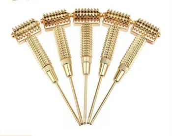 

Korea Multi-functional Acupuncture Points Detector Probe Facial Ear Acupoints Spring Needle Rolling Massage Roller free shipping