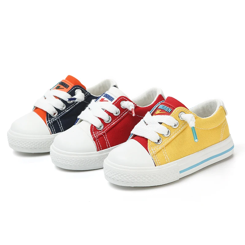 حذاء قماش للأطفال 2019 جديد الربيع الفتيان الفتيات الأزياء رياضية الاطفال عارضة الدنيم الأحذية الطفل حذاء طفل صغير Sapato Infantil
