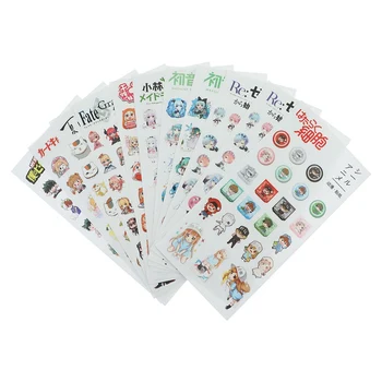

1 Pcs Japanese Paper Cute Anime Sticker Diary Decorate PVC Transparent Scrapbooking Stationery Stickers Supplies