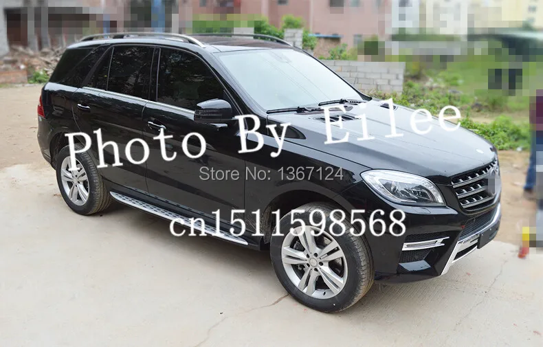 Подходит для Mercedes Benz W166 ML350 2012 2013 GLE алюминий шаг в сторону Нерф Бар Бег доска