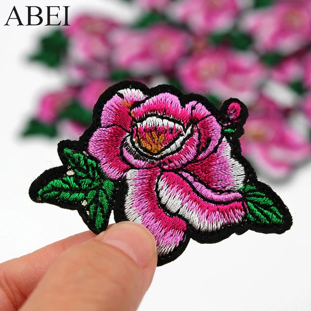 20pcs Rose Flower Embroidered Iron On Patches For Clothing Diy Clothes  Patchwork Sticker Flowers Applique Badges Crafts Handmade - Patches -  AliExpress