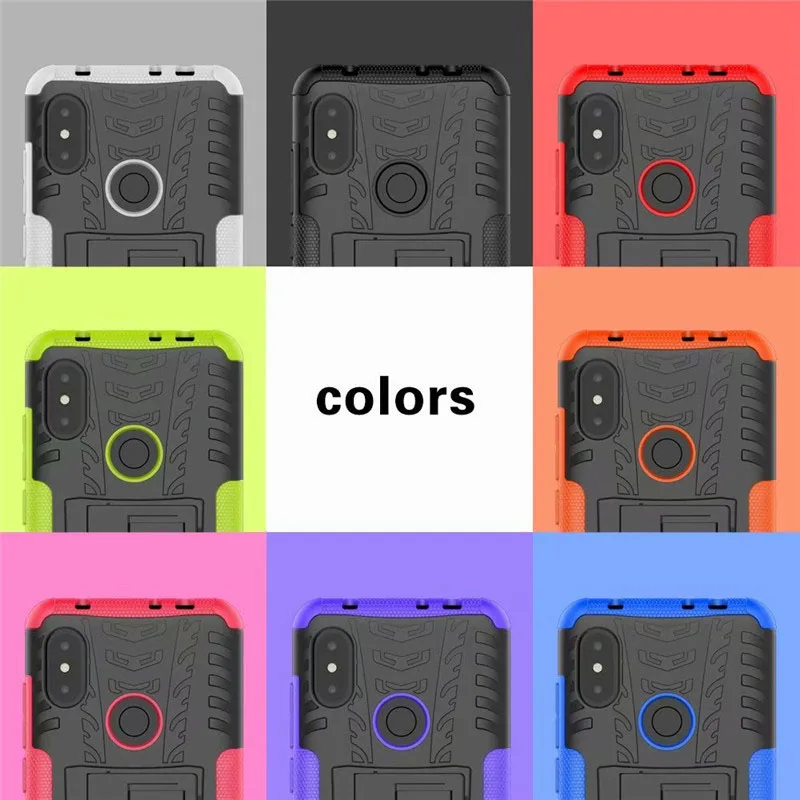 

TPU+PC Luxury Phone Stand Cover For red mi Note6pro Note2 3 5A S2 5A 3s 3pro Note4X 4A 5plus 6A 4X S2 Full Protective Phone Case