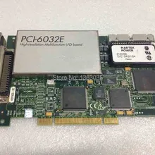 PCI-6032E многофункциональная плата ввода/вывода с высоким разрешением DAQ карта используется товар и Протестирована Работа