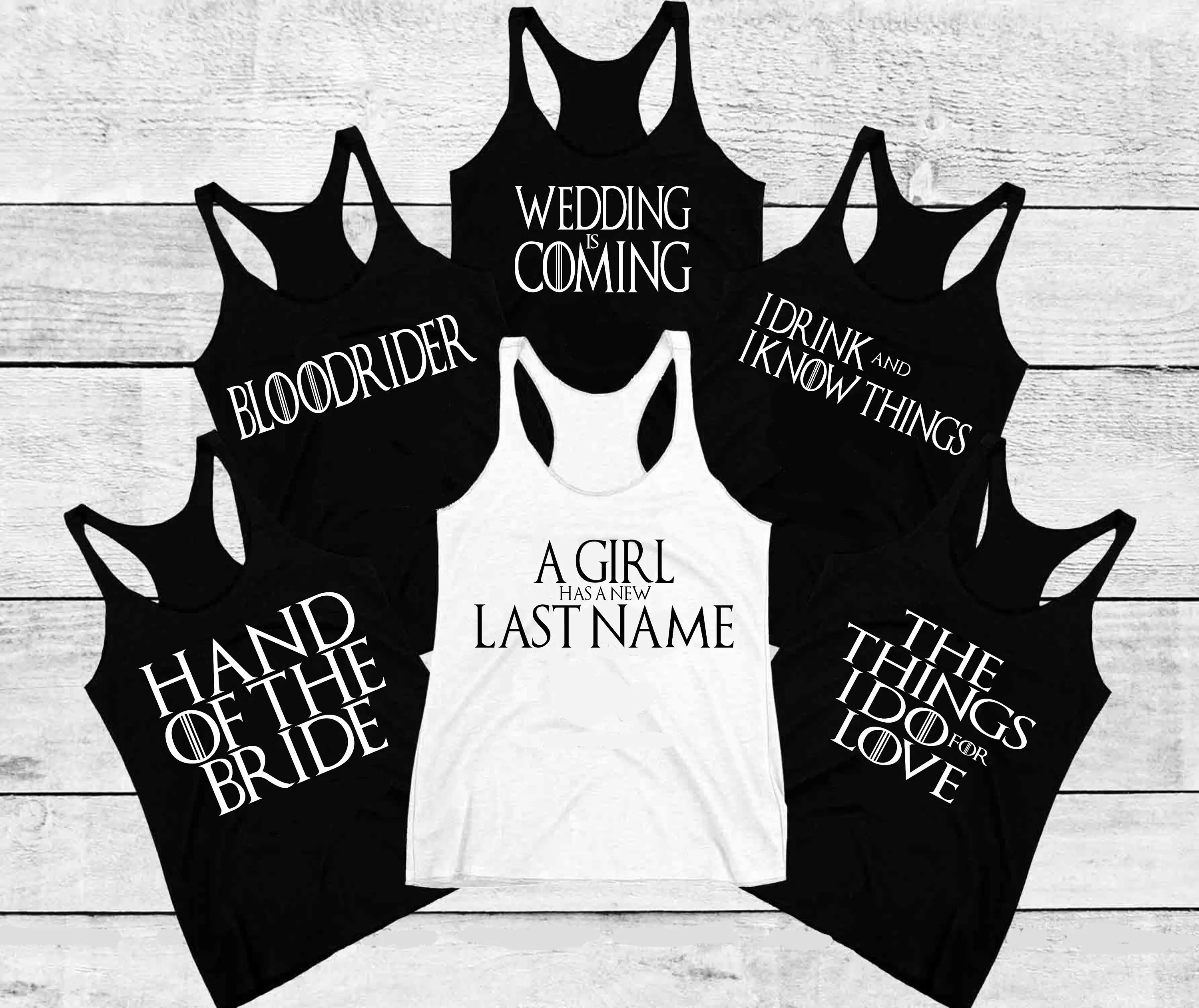bridesmaid tank tops