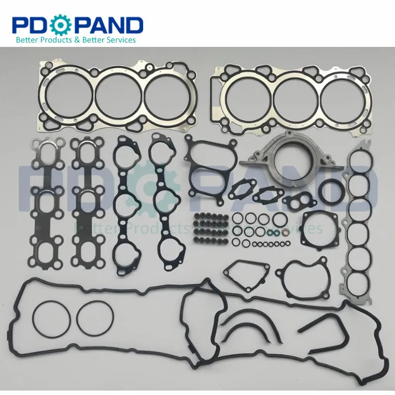 

VQ35 VQ35DE Full Set Overhaul Rebuild Gasket Kit for Nissan TENAN MURANO/RENAULT VEL SATIS V4Y715 For Infiniti G35 FX35 3.5L