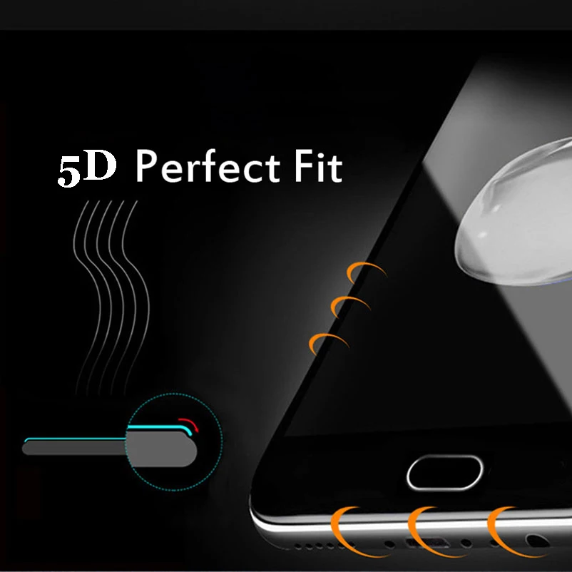 5D защита экрана закаленное стекло для Xiaomi Redmi 5 Plus Pro Note 4X Y1 lite A1 Mi 6 8 6X 5X 5A полное